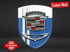 Cadillac Adesivo Resina Design Drift Distintivi Premium Limitate